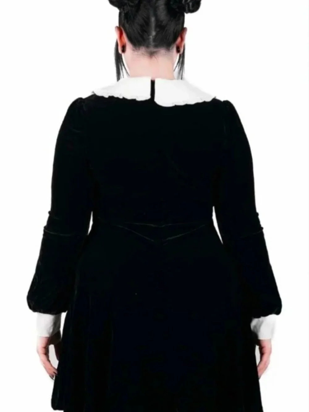 Killstar Hope in Hell Dress Gothic Black Velvet Dress Sz XL